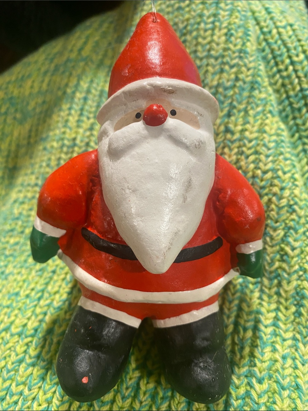 Large Department 56 Roly Poly Jolly Santa Claus Christmas Ornament HTF